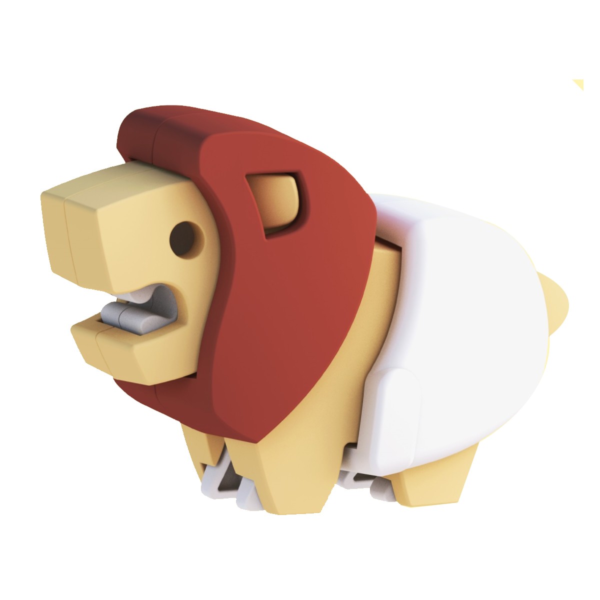 Romepcabezas Magnético 3D Bebé León