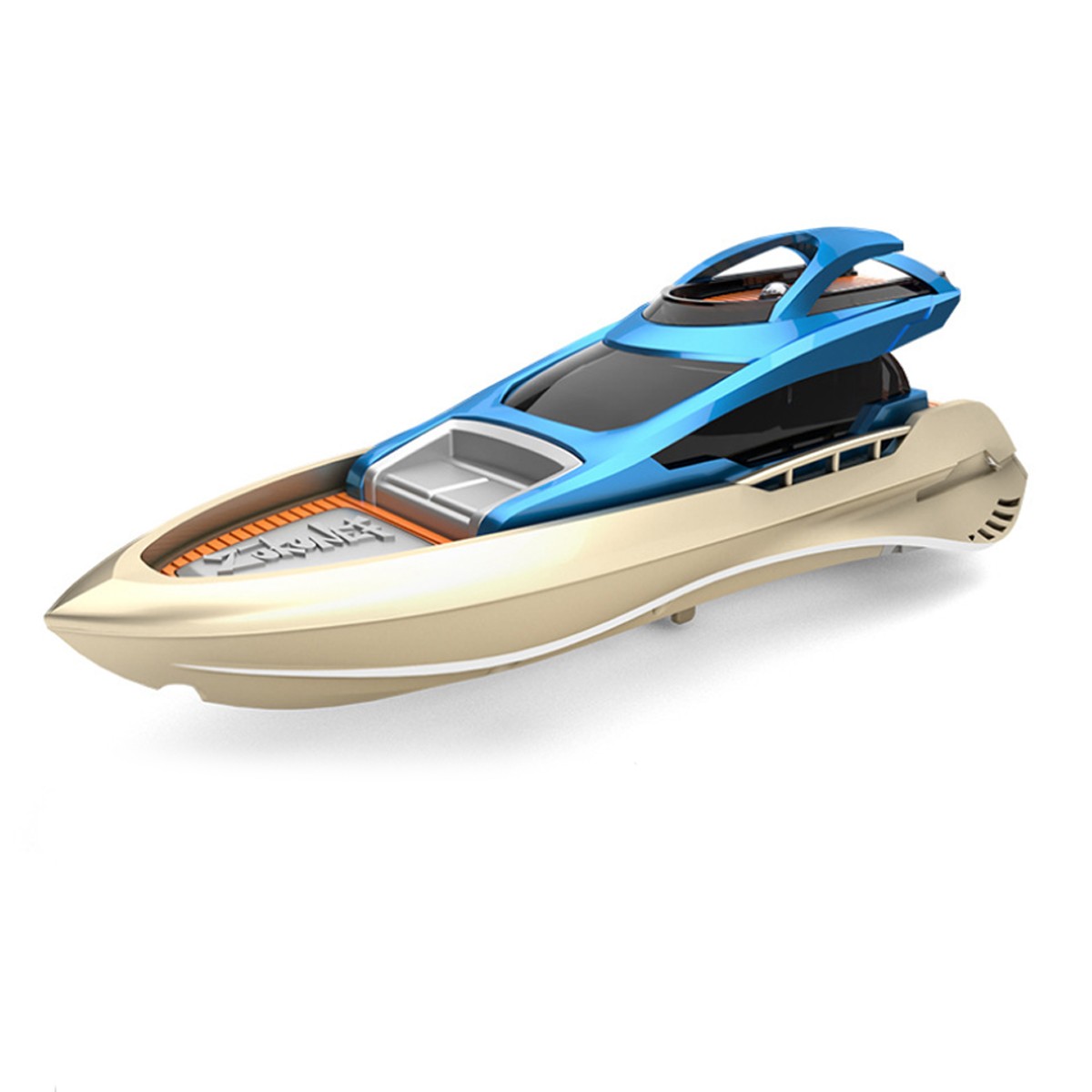 Mini Yate Azul Control Remoto para Niños