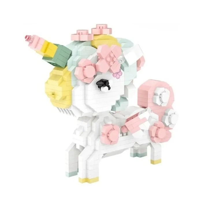 Mini Bloques Armables Unicornio