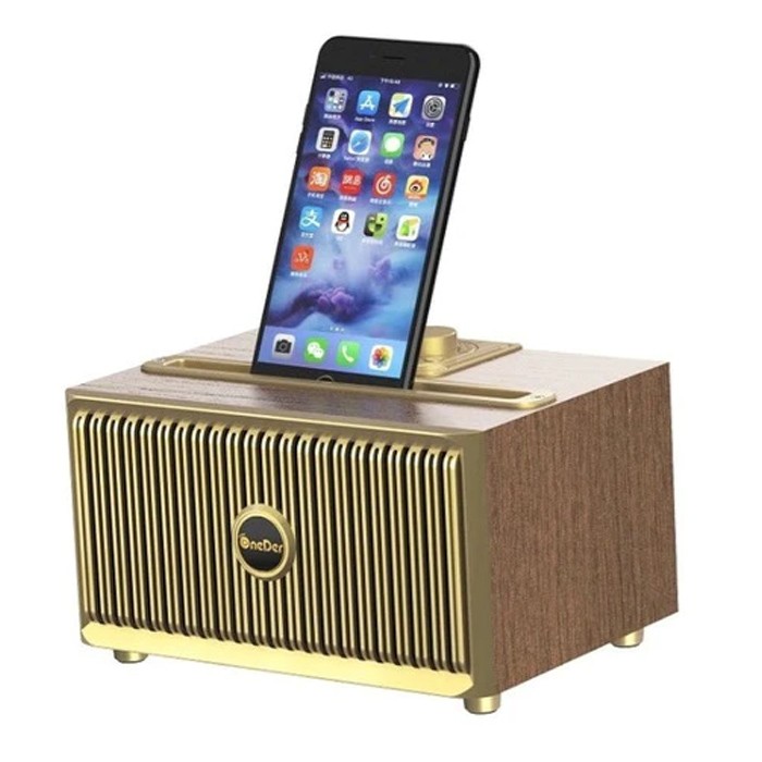 Oneder Bocina V6 Retro Vintage Bluetooth Inalámbrica