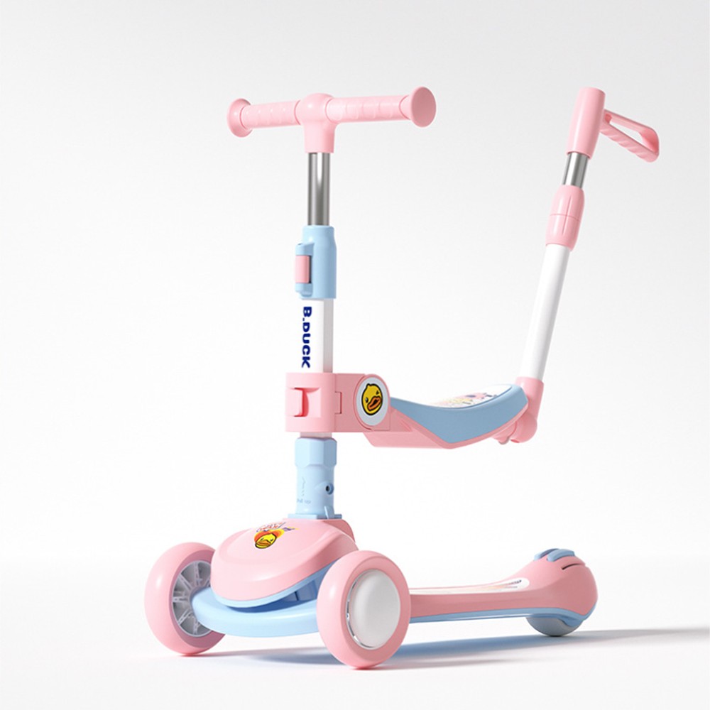 Scooter 3 en 1 Rosa con Asiento B.duck