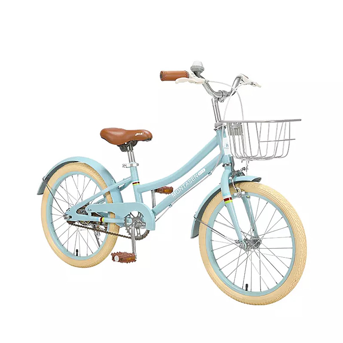 Bicicleta para Niños de Acero al Carbono 18" Azul