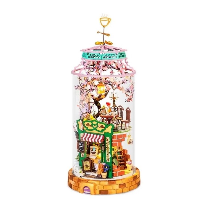 Casa Miniatura Armable Café Mágico