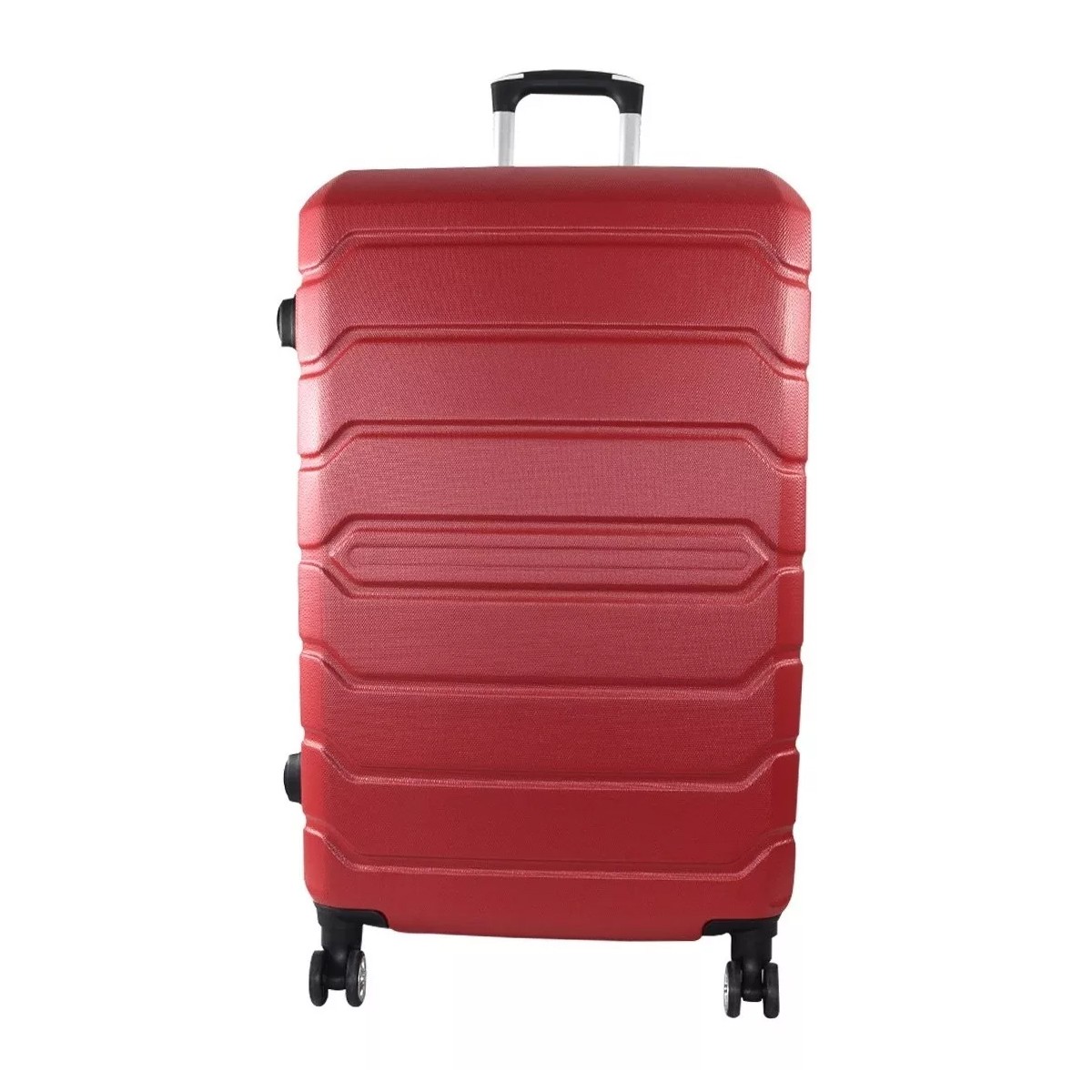 Maleta de Viaje Con Candado De Seguridad 24-26" Rojo