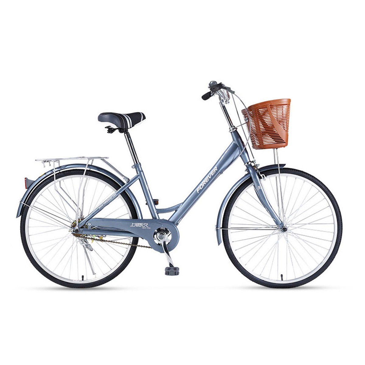 Bicicleta con Canasta de 1 Velocidad 24"