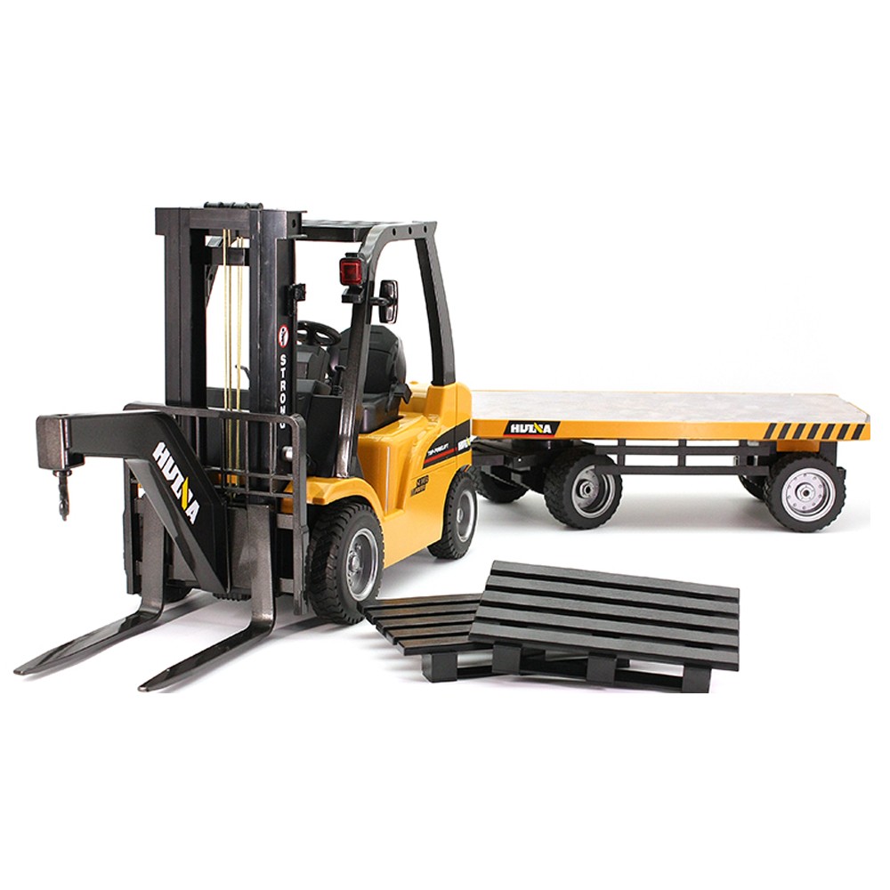 Tractor Elevador Plataforma Rc Control Remoto 1:10