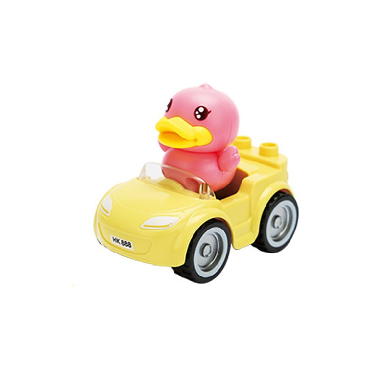 Juguete Mini Carrito De Pato Rosa Niño Diversión
