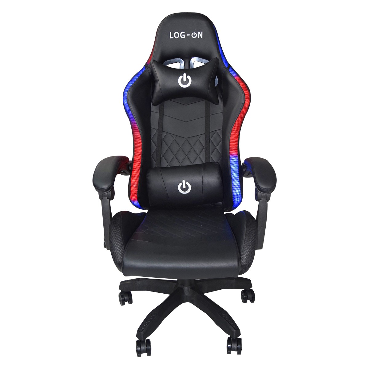 Silla Gamer Lighting Reclinable Rgb Multicolor Log-On
