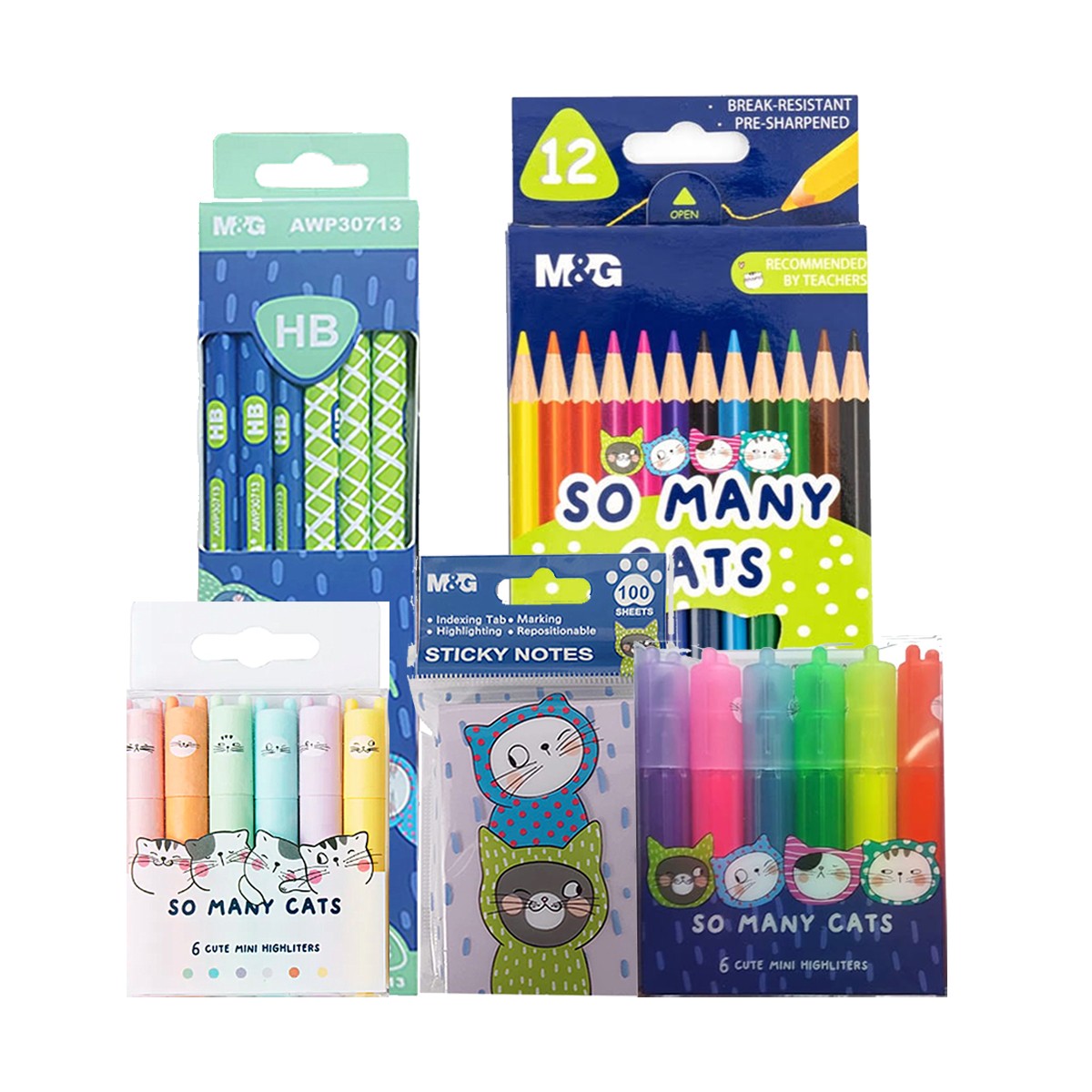 Paquete Kit Útiles Escolares 5 Pzas