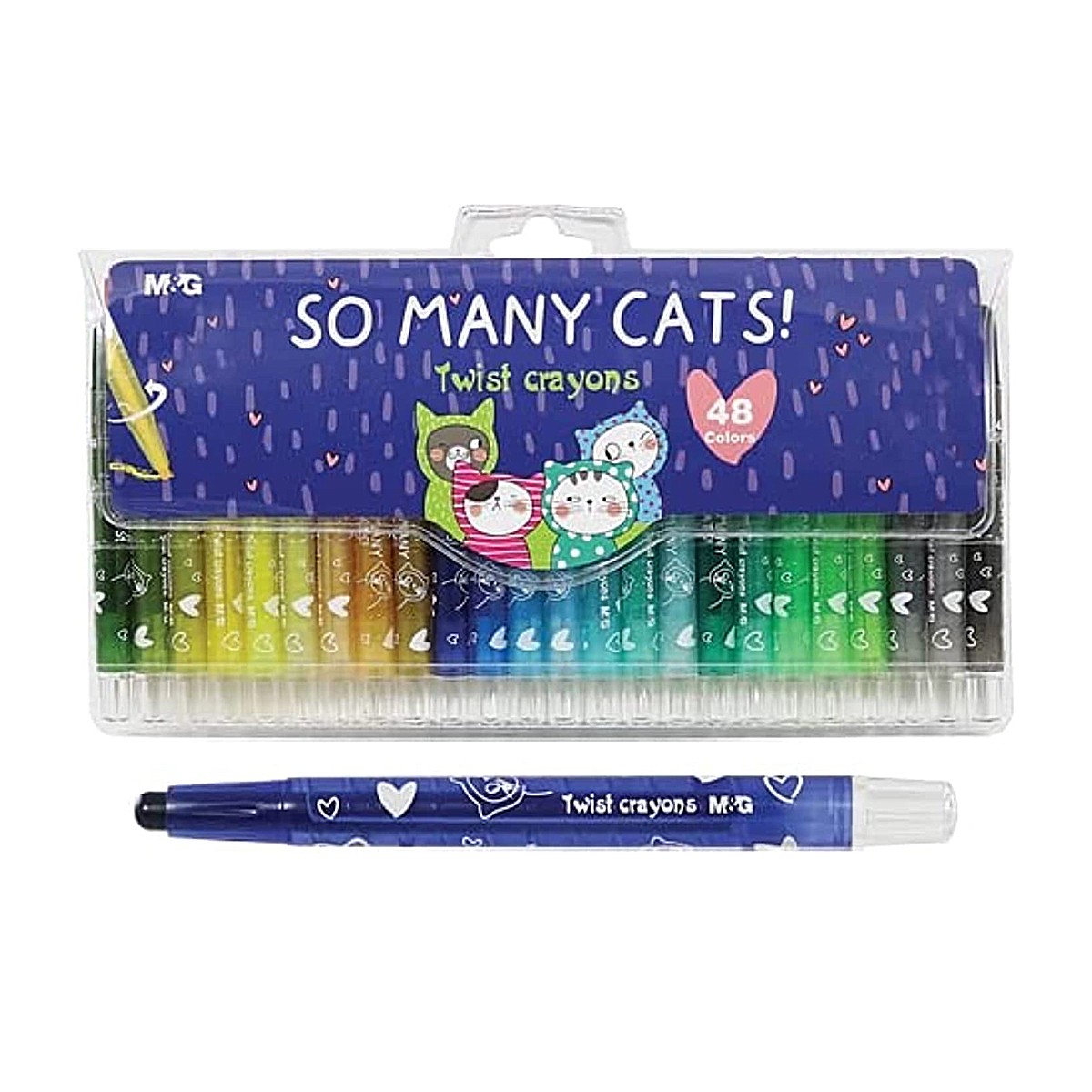 Paquete de Crayones twisteables 48 colores