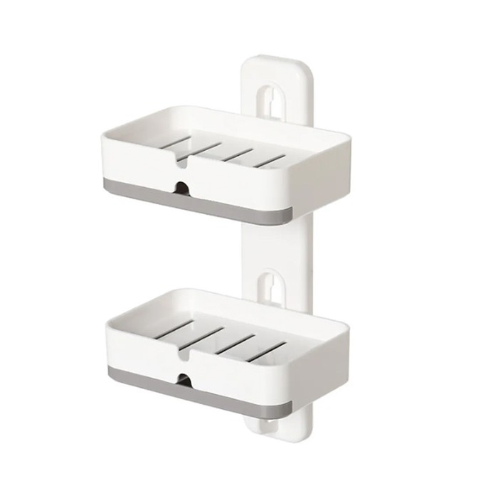 Jabonera Doble de Plástico